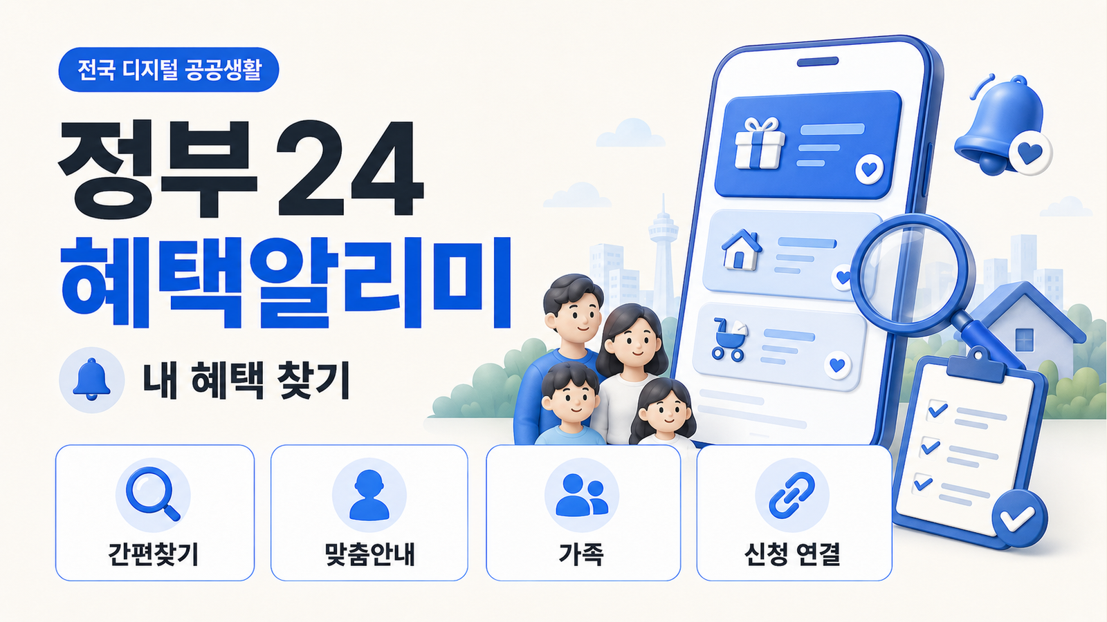 정부24 혜택알리미 사용법｜내가 받을 수 있는 지원금 놓치지 않는 법